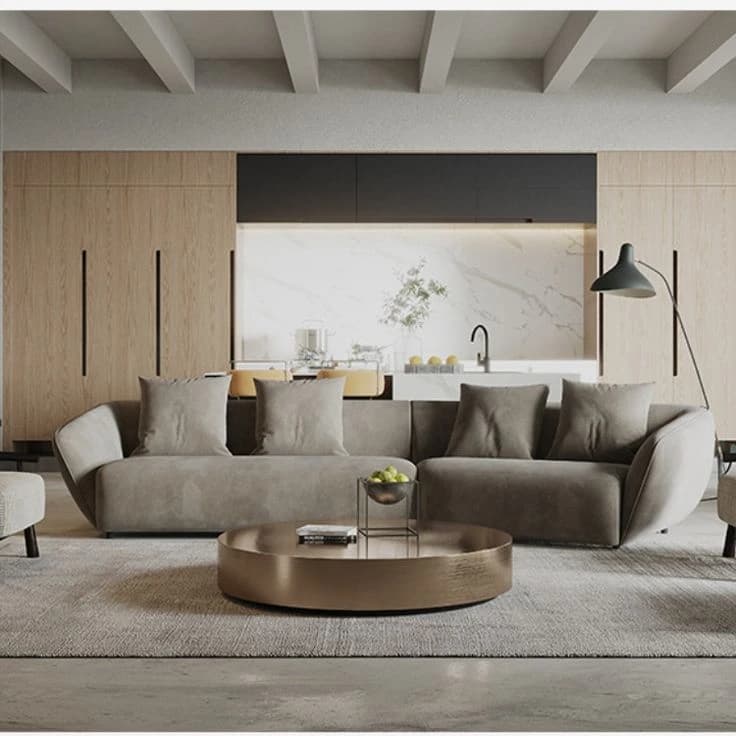 Walnut Lounge Sofa
